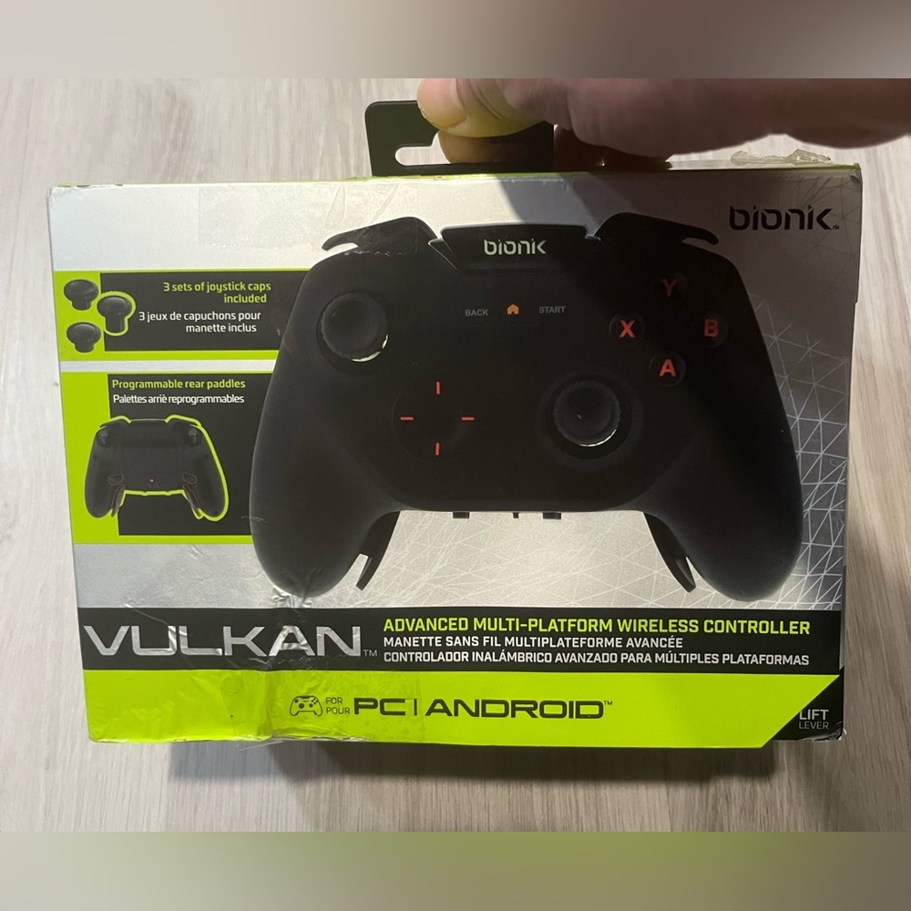 Bionik Vulkan Wireless Controller‎ for PC and Android